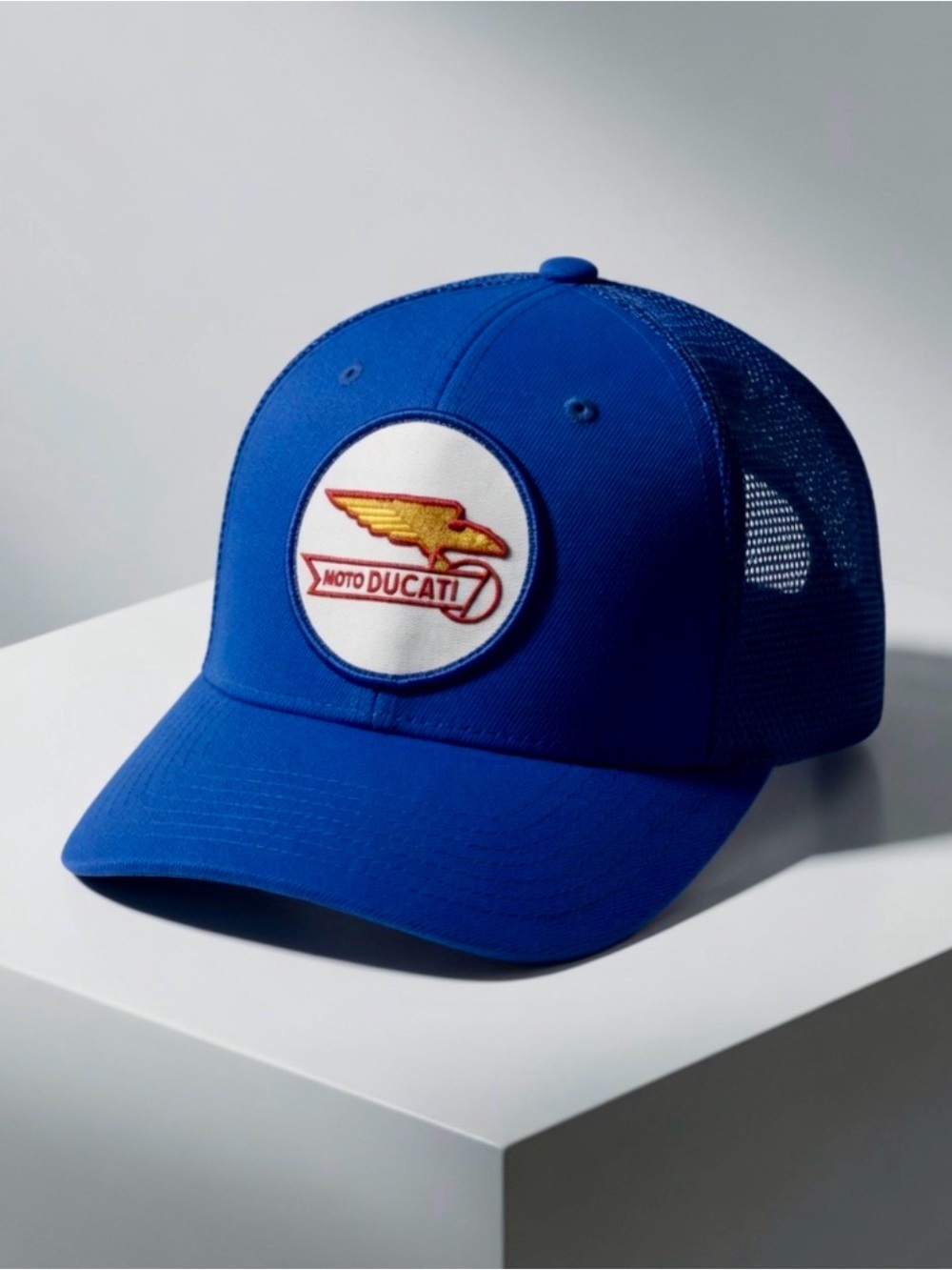 Moto Ducati Royal Blue Flex Fit mesh L/XL